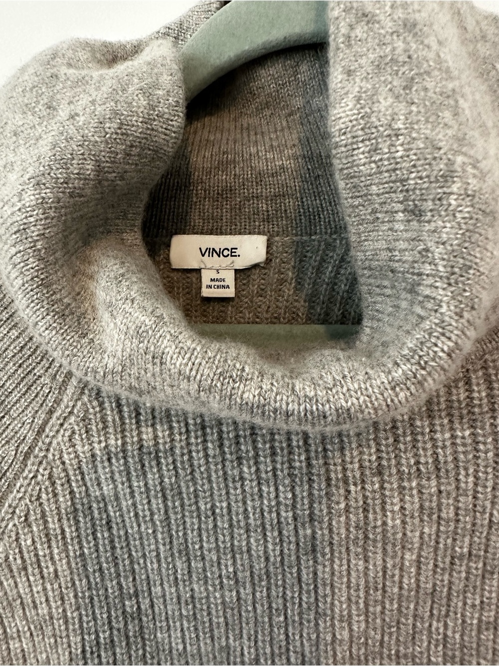 Vince Ribbed Turtle Neck Sweater - Picture 2 of 3